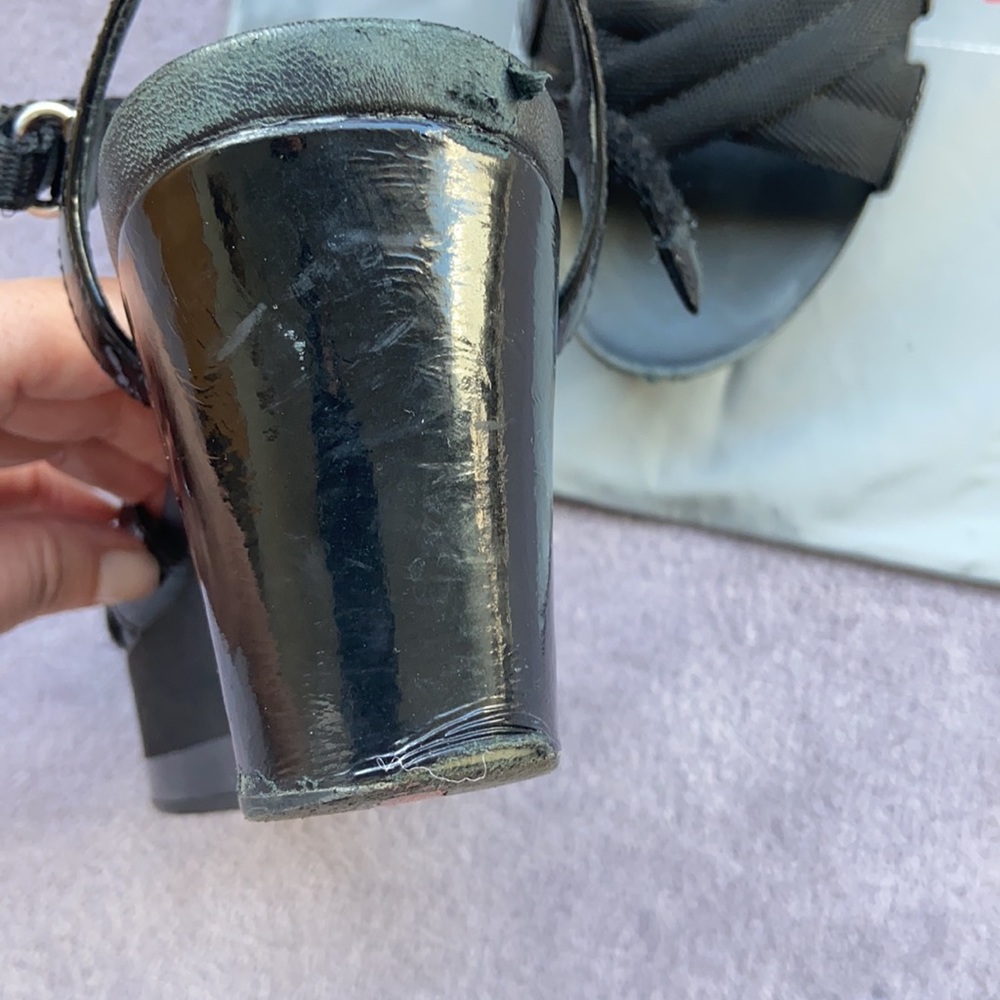 Authentic Prada Black Ankle Sandals Platform Shoes - image 7